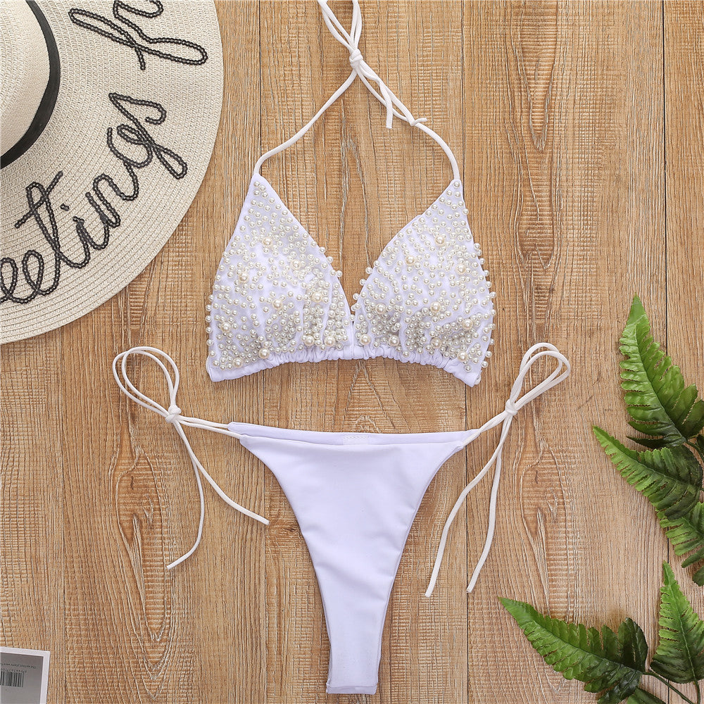 Halter Two Piece Bikini Beach Swimwear