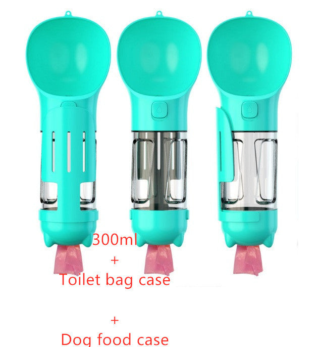 Dog Water Bottle Feeder Bowl Garbage Bag Storage