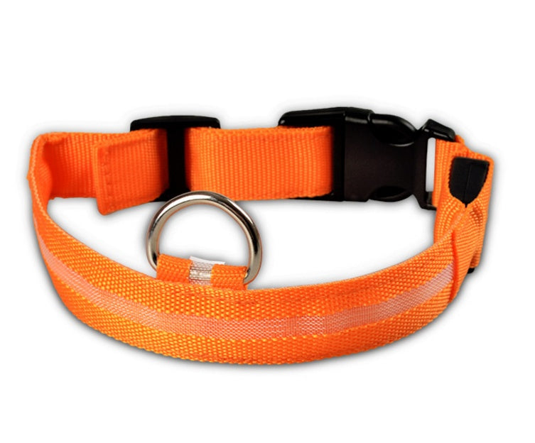 LED Pet Dog Luminous Collar Glow in Dark