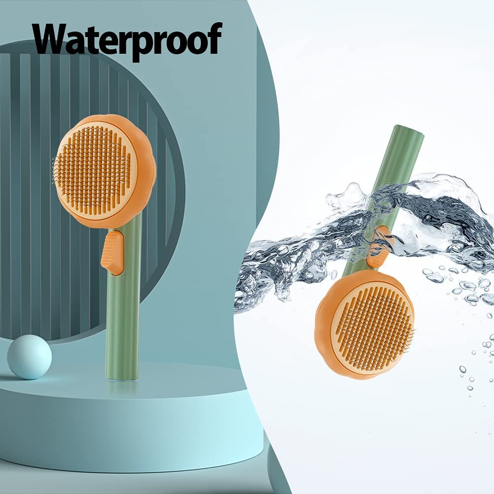 Pet Pumpkin Slicker Brush Cat Dog Grooming