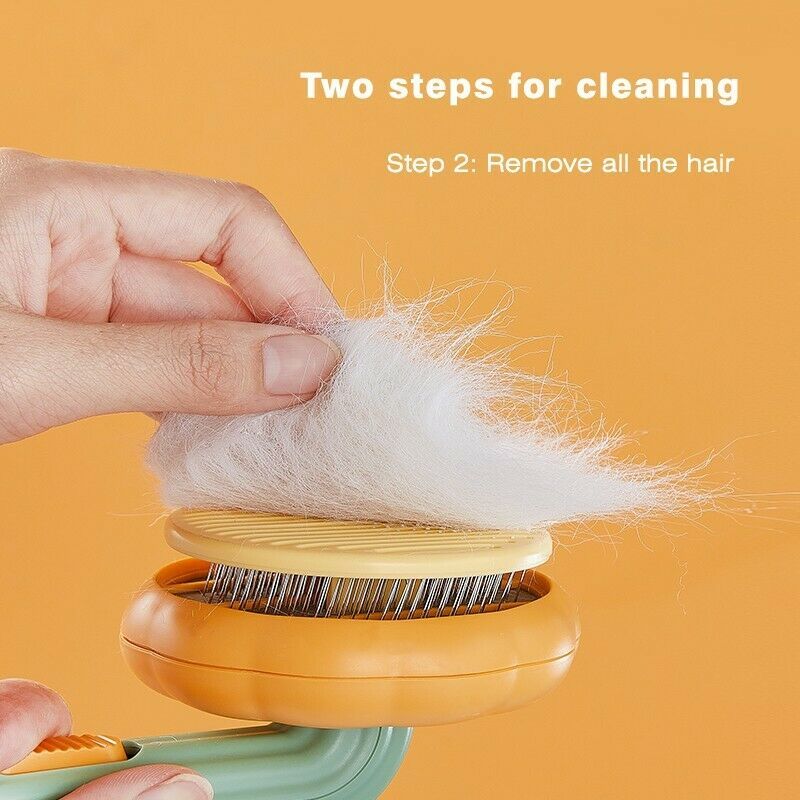 Pet Pumpkin Slicker Brush Cat Dog Grooming