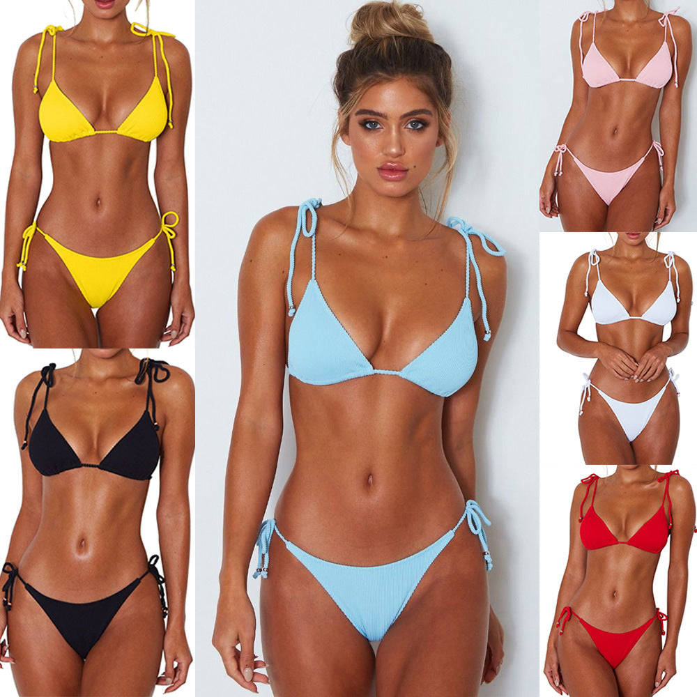 Split Swimsuit Two Piece Beach Swimwear
