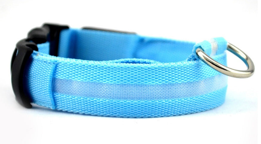 LED Pet Dog Luminous Collar Glow in Dark