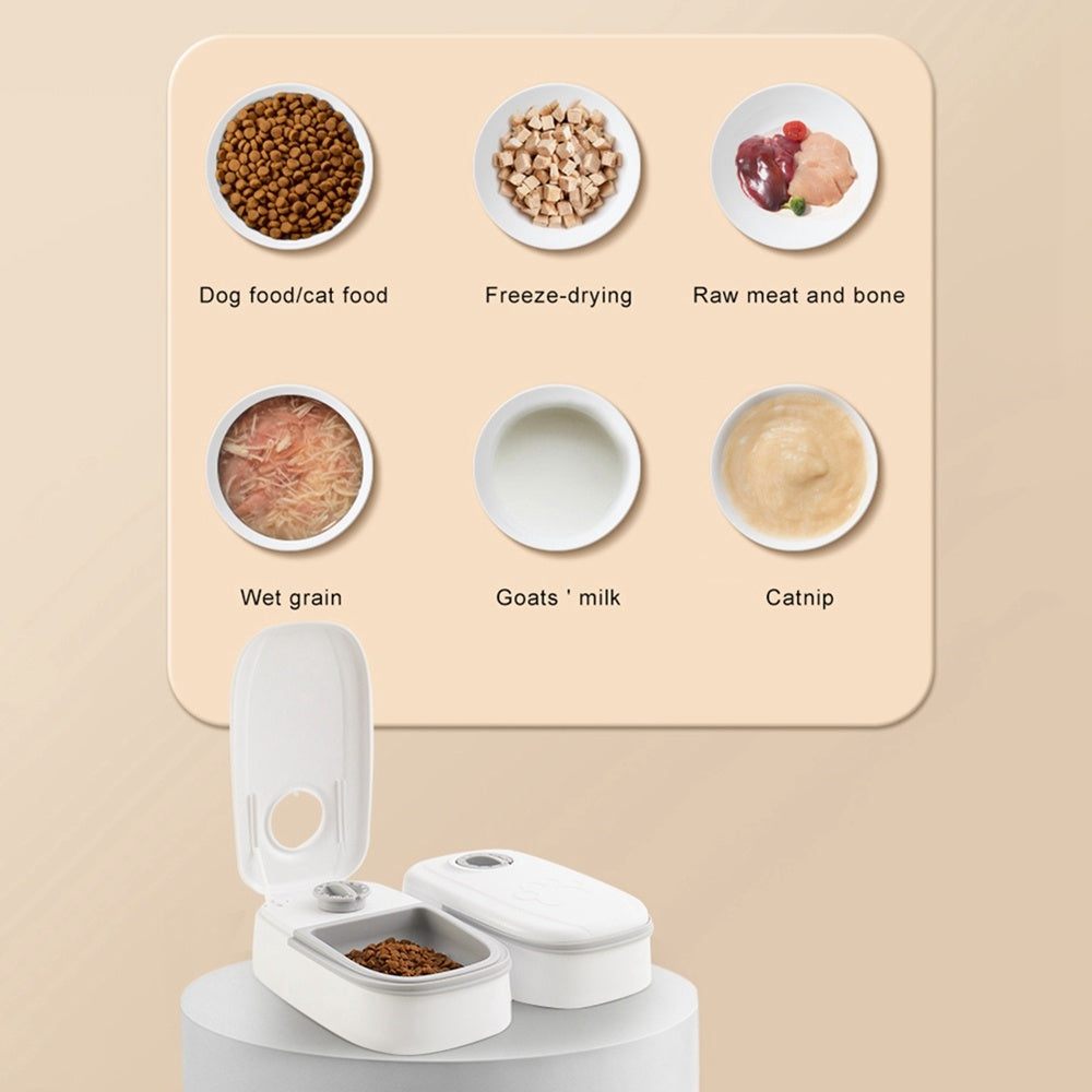 Automatic Dog Cat Pet Feeder Food Dispenser