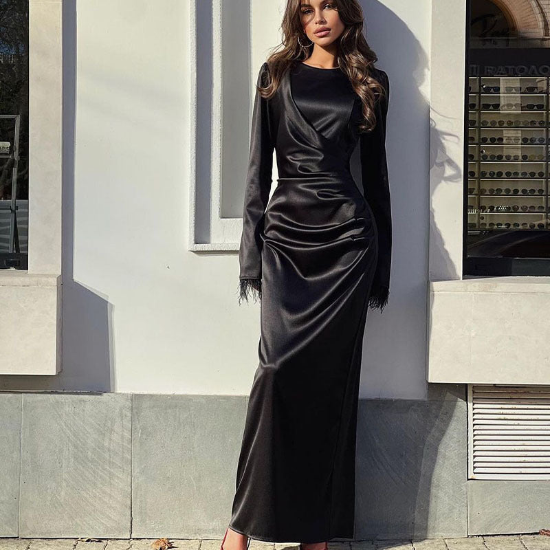 Slim Fit Temperament Waist-controlled Dress