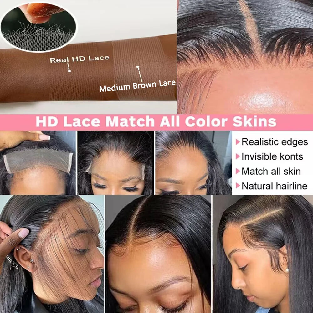 Lace Frontal Wig 13x6 Human Hair 30 Inch