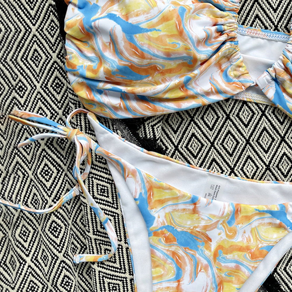 Women's Sexy Split Floral Bikini