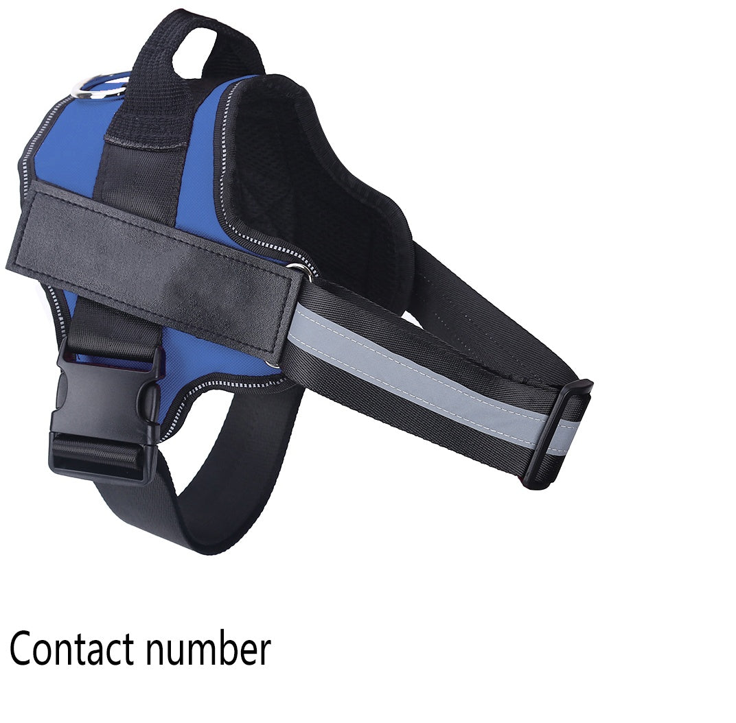 Personalized Reflective Dog Harness