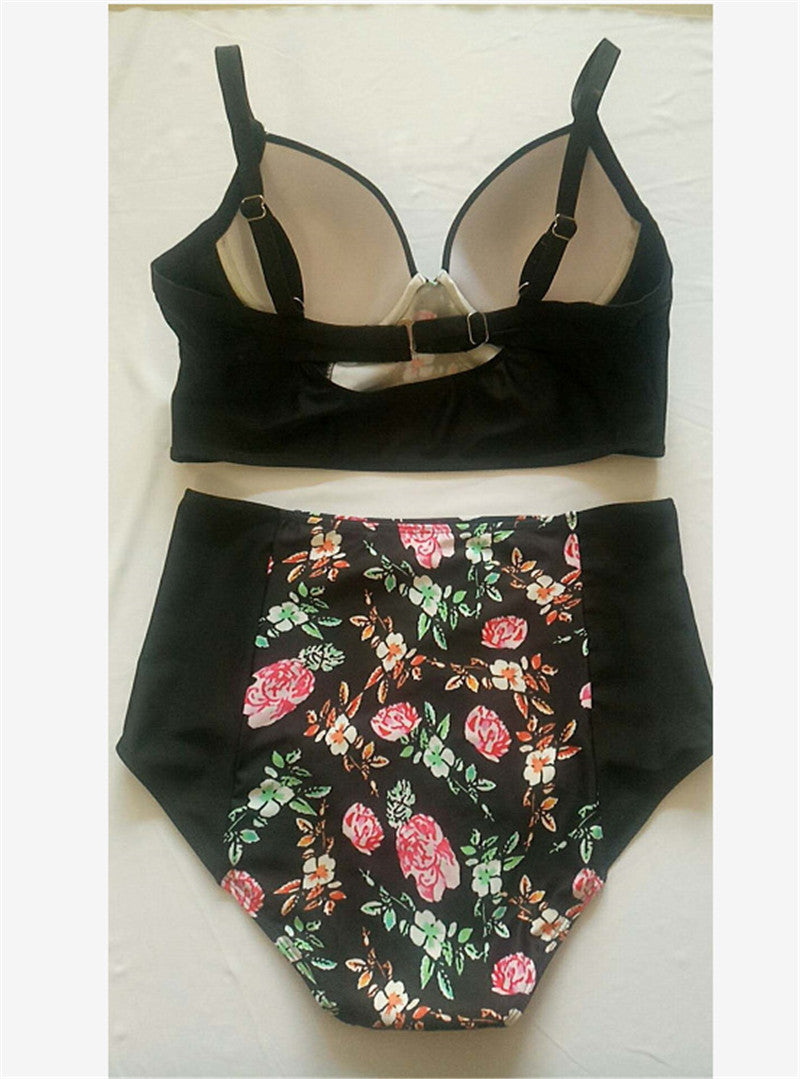 Plus Size Women's Beach Summer Bikini Set