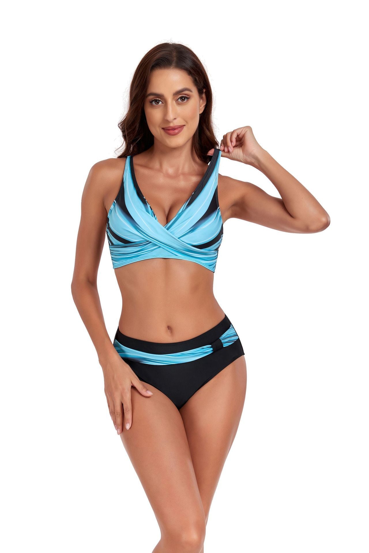 Beach Halter Bikini Split Swimsuit