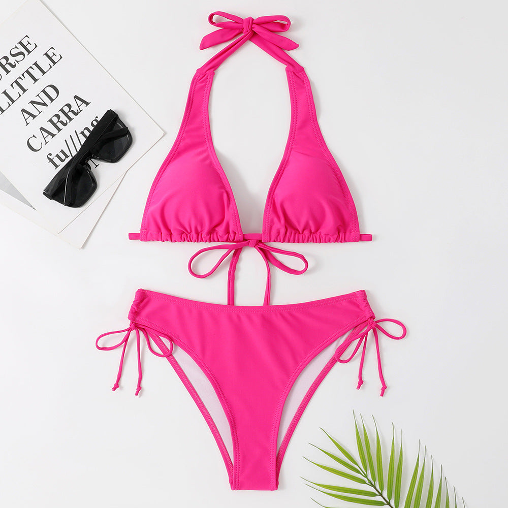 Women's Halter String Bikini Swimsuit