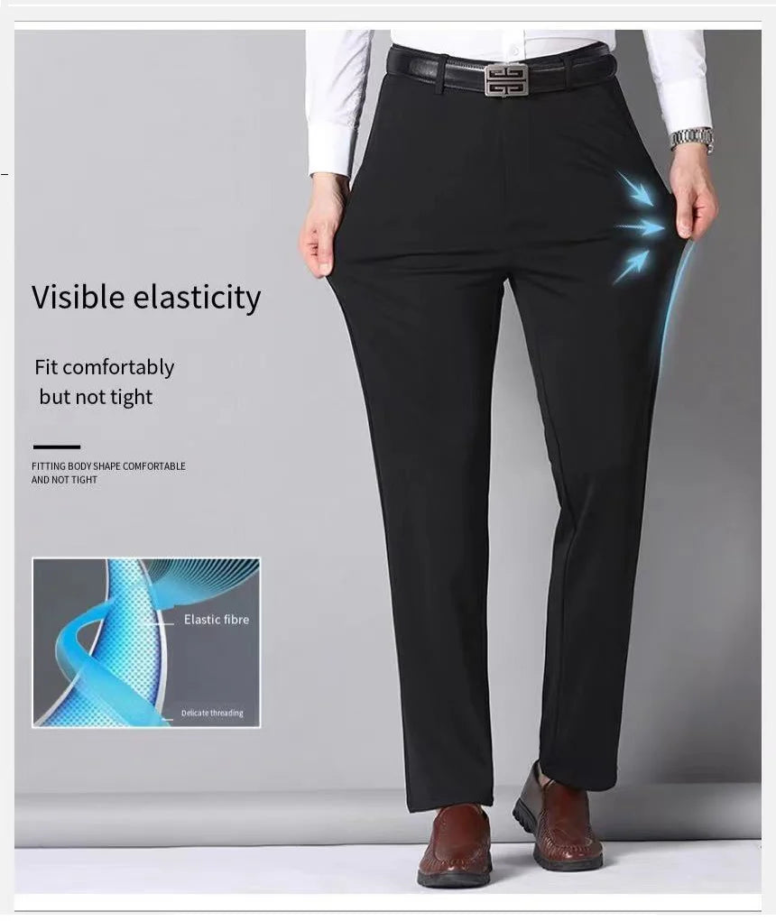 Men's Summer Slim Fit Business Casual Pants