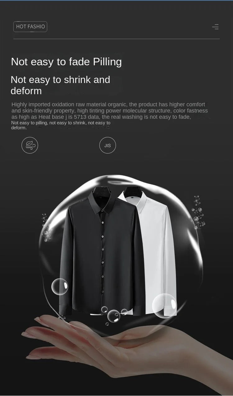 Wrinkle-Resistant Men's Shirt