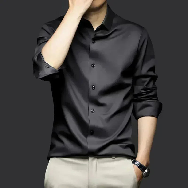 Wrinkle-Resistant Men's Shirt
