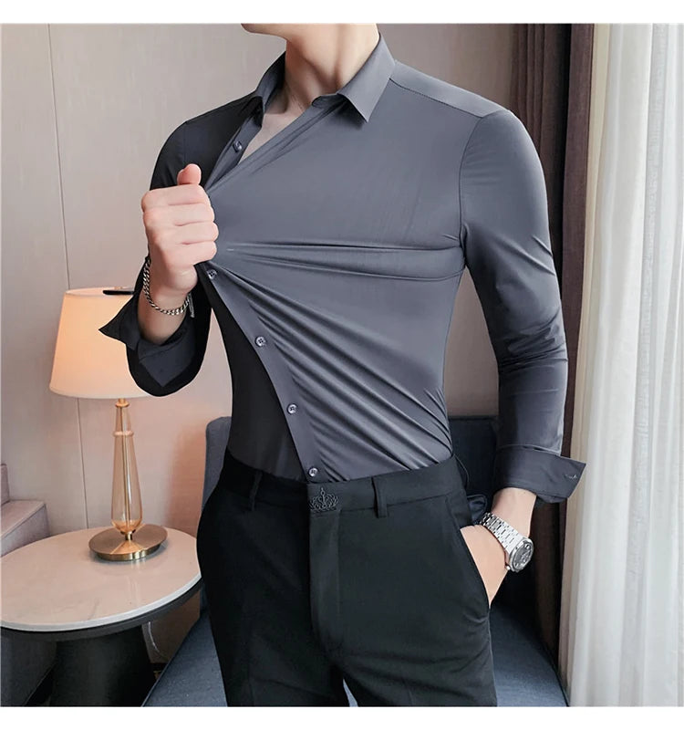 High Stretch Seamless Long Sleeve Shirt