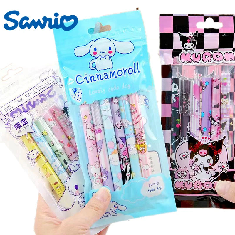 6Pcs Sanrio Hello Kitty Gel Pens