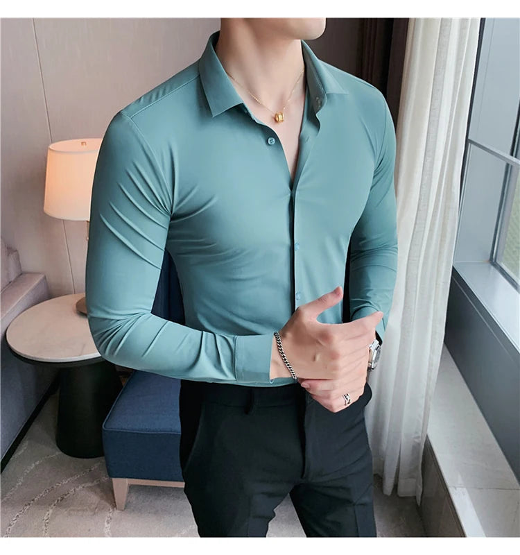 High Stretch Seamless Long Sleeve Shirt