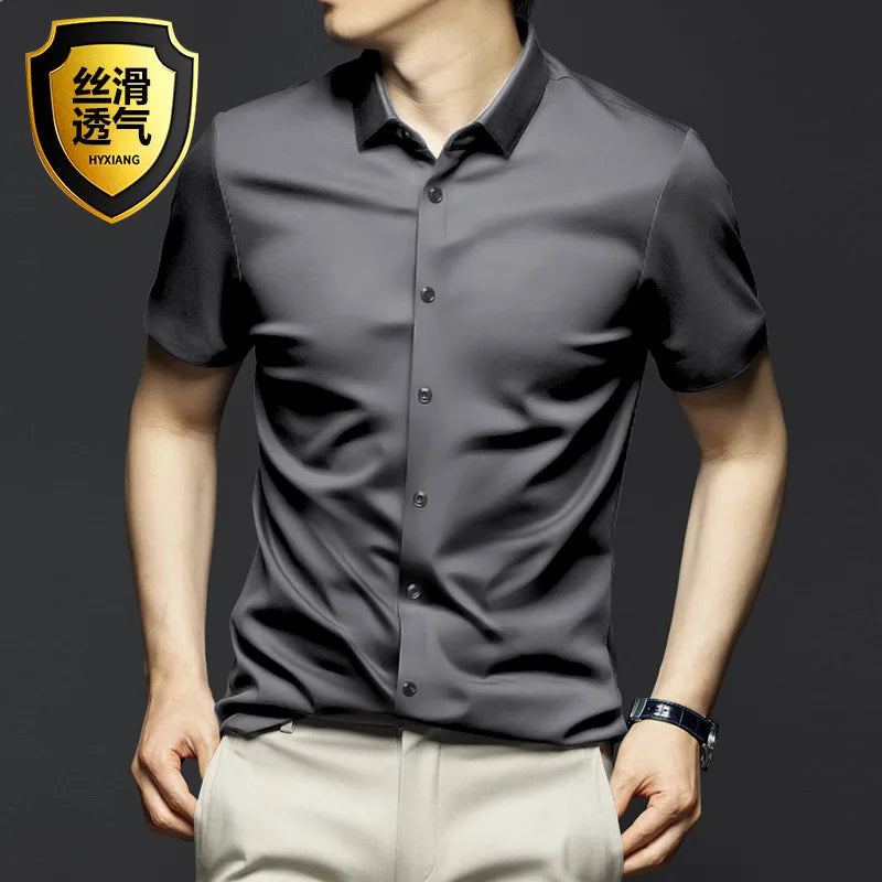 Wrinkle-Resistant Men's Shirt