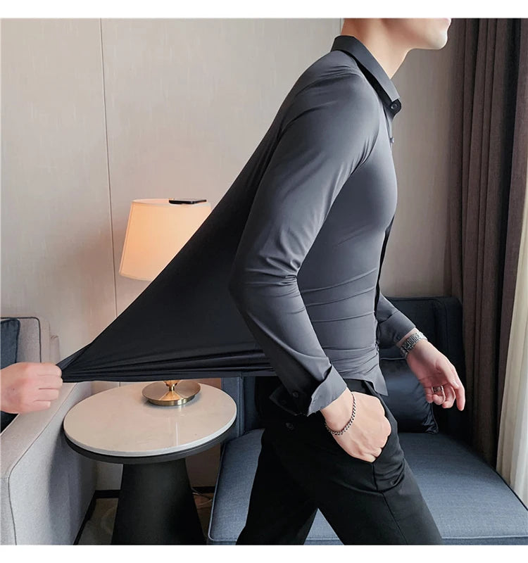 High Stretch Seamless Long Sleeve Shirt