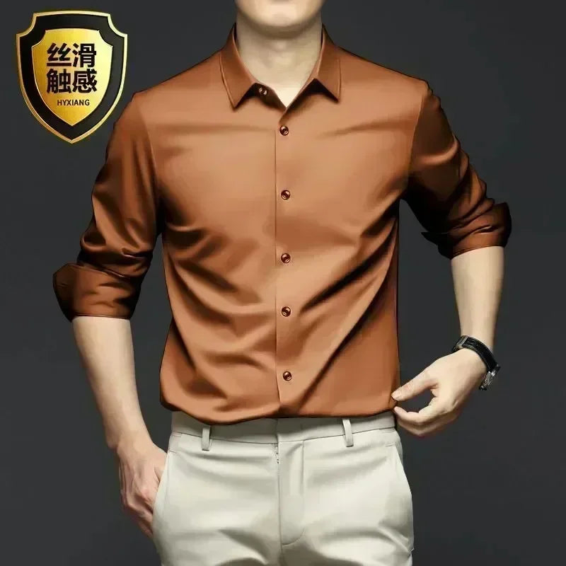 Wrinkle-Resistant Men's Shirt