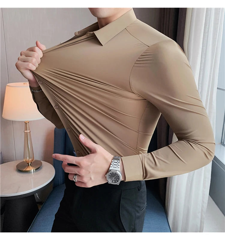High Stretch Seamless Long Sleeve Shirt