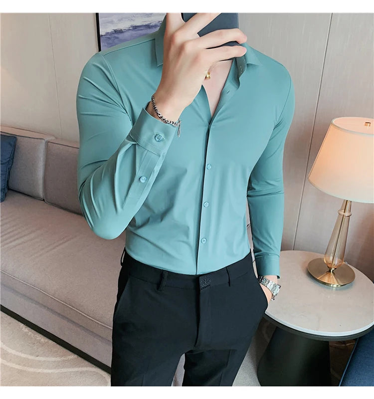 High Stretch Seamless Long Sleeve Shirt