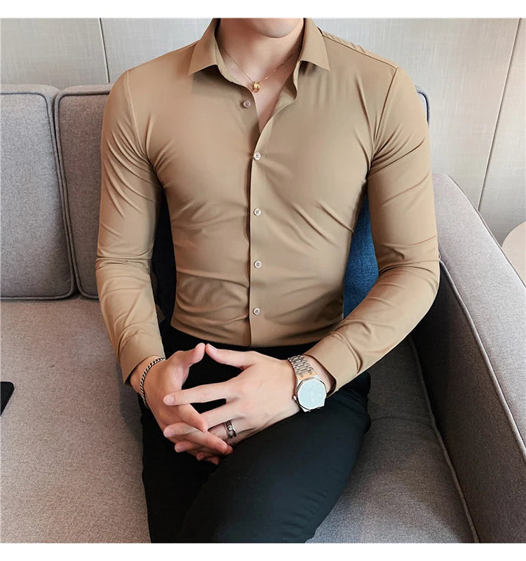 High Stretch Seamless Long Sleeve Shirt