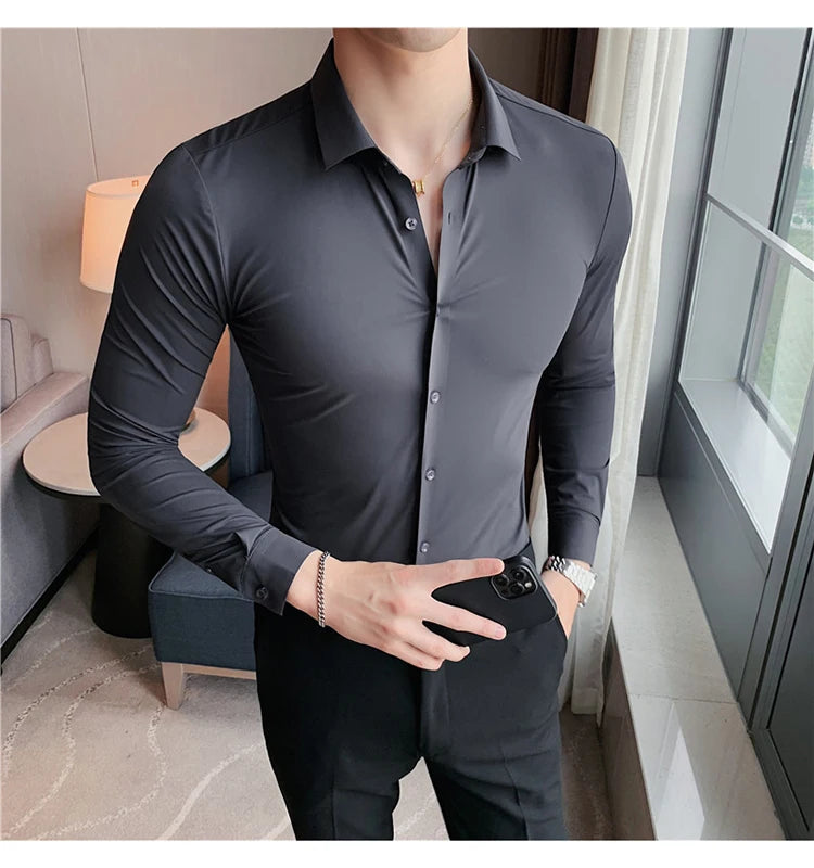 High Stretch Seamless Long Sleeve Shirt