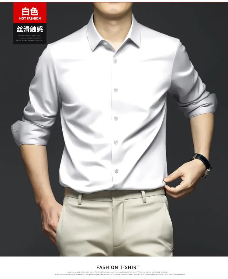 Wrinkle-Resistant Men's Shirt