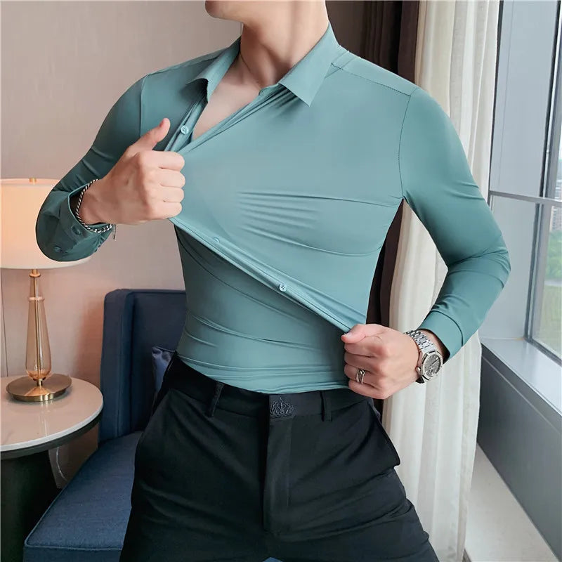 High Stretch Seamless Long Sleeve Shirt
