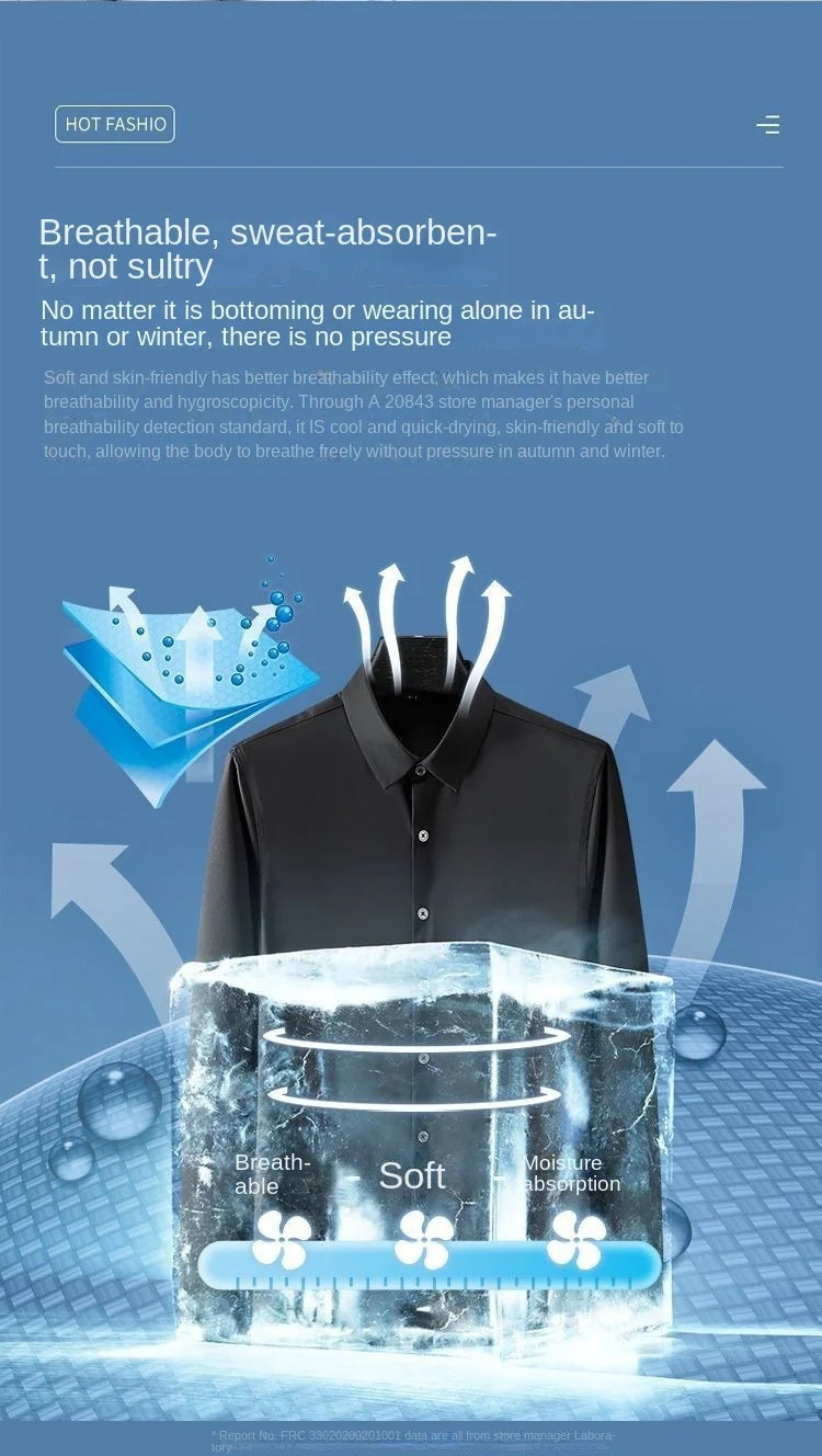 Wrinkle-Resistant Men's Shirt