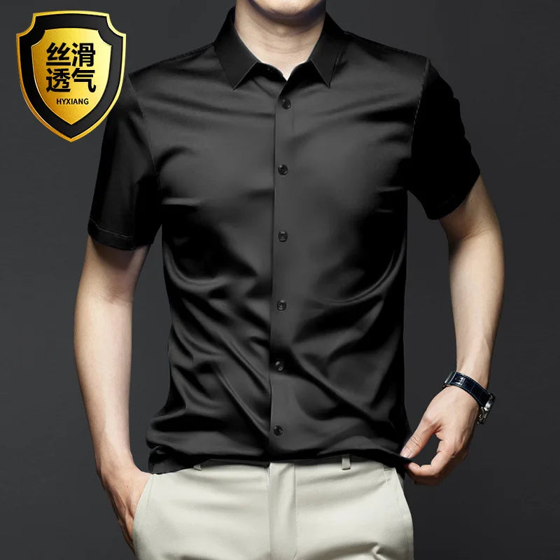 Wrinkle-Resistant Men's Shirt
