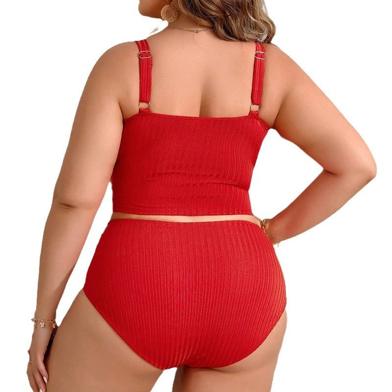 Women Plus Size Beach Swimsuit