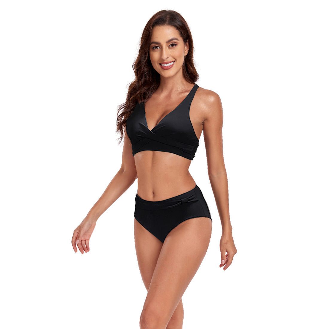 Beach Halter Bikini Split Swimsuit