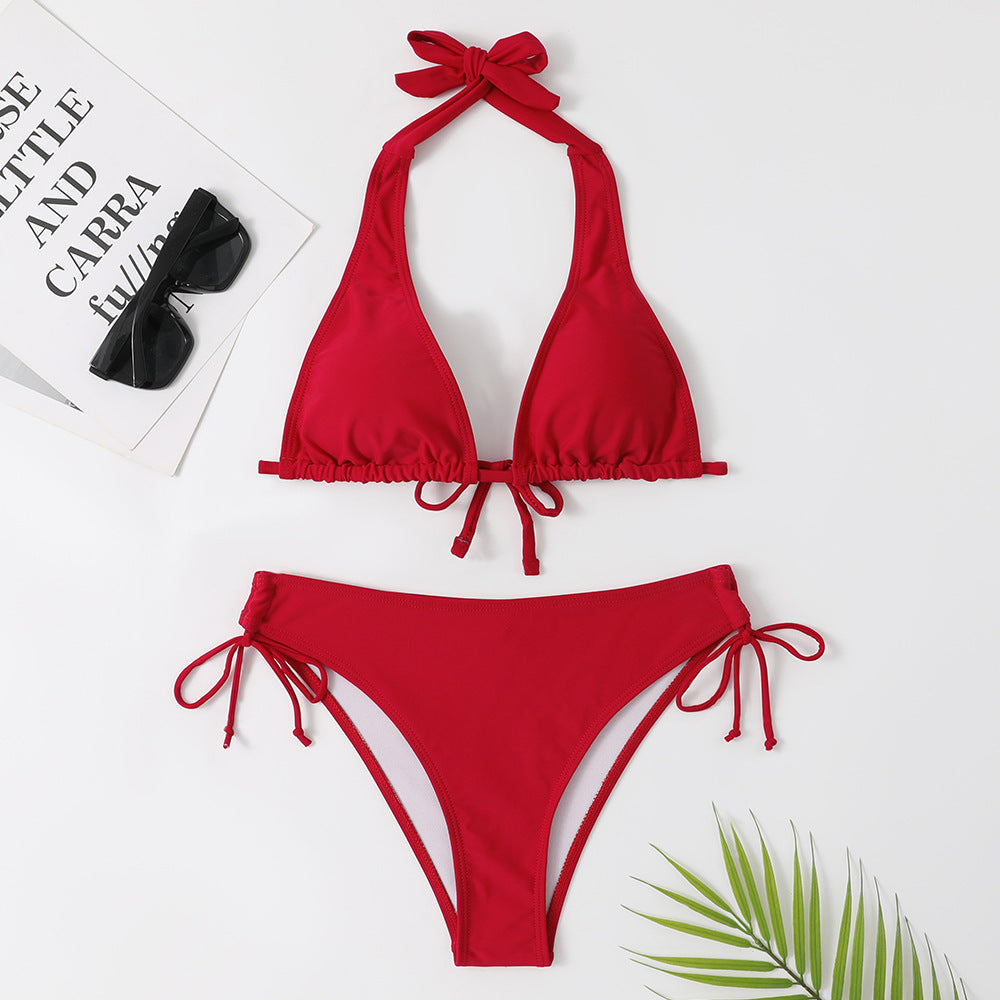 Women's Halter String Bikini Swimsuit