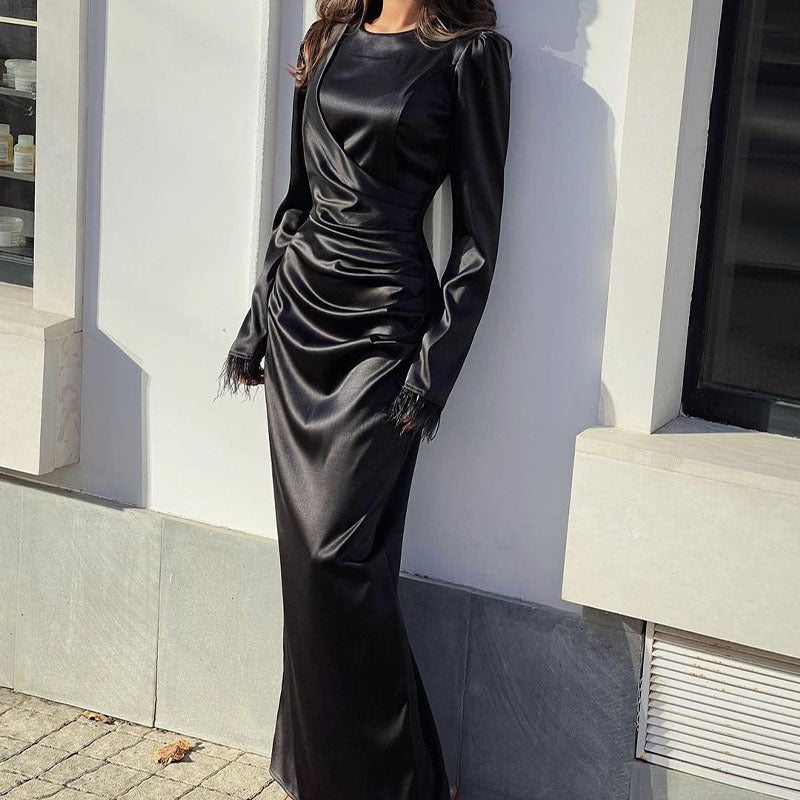Slim Fit Temperament Waist-controlled Dress