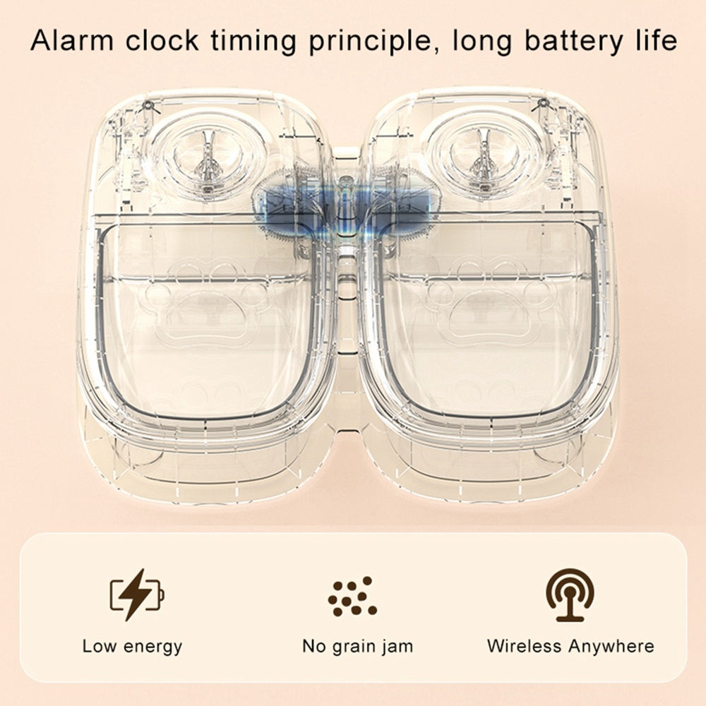 Automatic Dog Cat Pet Feeder Food Dispenser