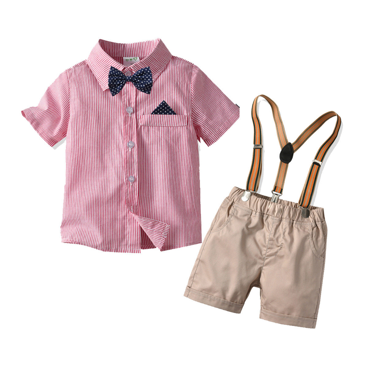 Boys bow tie dress suit shirt suit