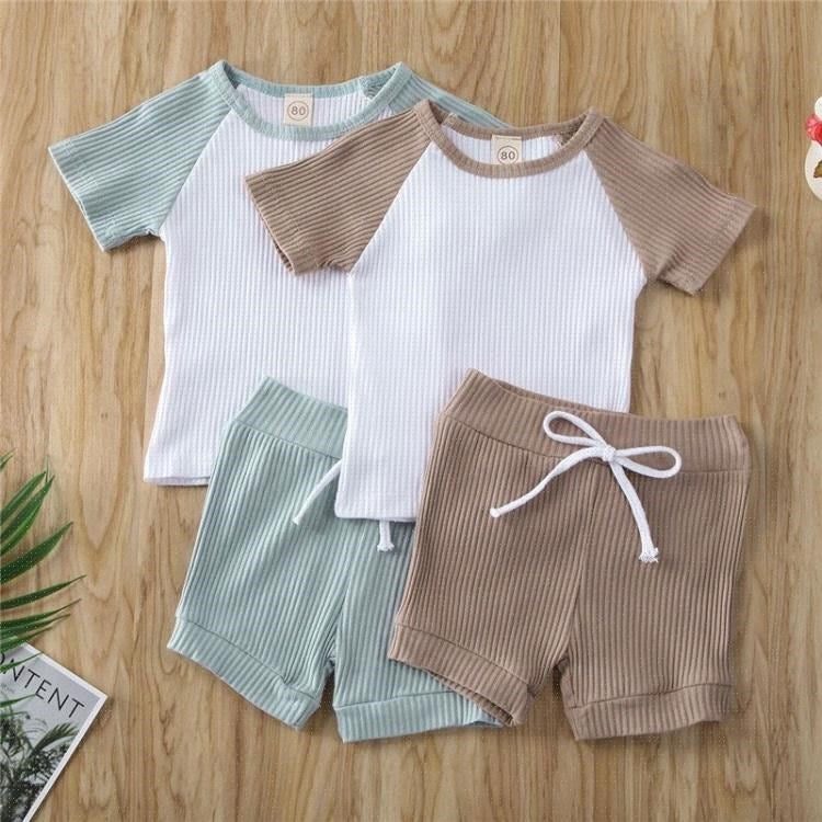 Shirt Shorts 2pcs Boys Clothing