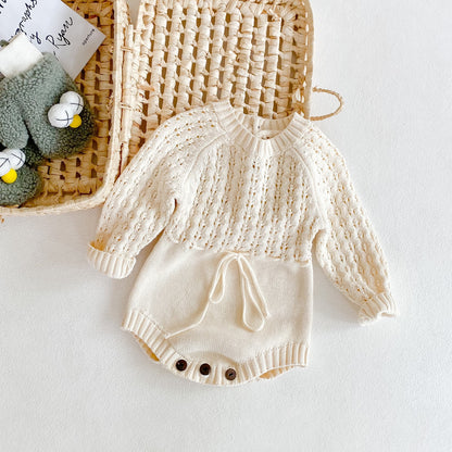 Girl Baby Knitted Hollow Dress