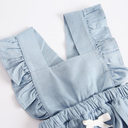 Denim Baby One-piece Bodysuits