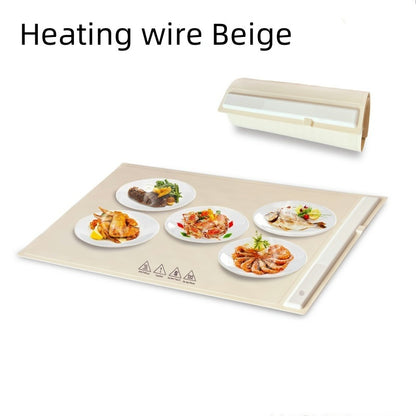 Smart Electric Warming Tray &amp; Cutting Board | Graphene Heating Technology | Temperature-Controlled Food Warmer