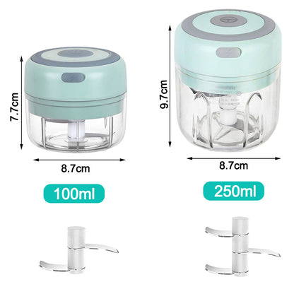 Mini Electric Garlic Onion Chopper USB Charging