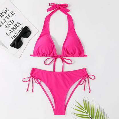 Women's Halter String Bikini Swimsuit