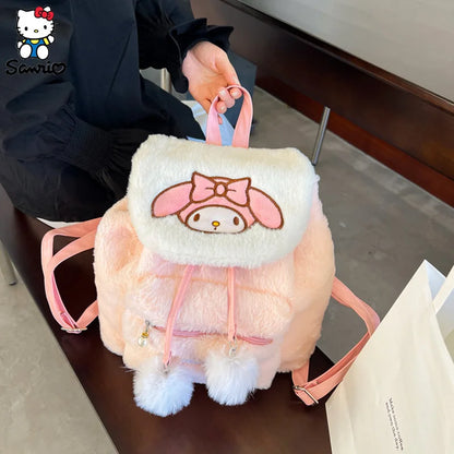 Sanrio Kuromi & Hello Kitty Plush Backpack