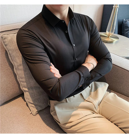 High Stretch Seamless Long Sleeve Shirt