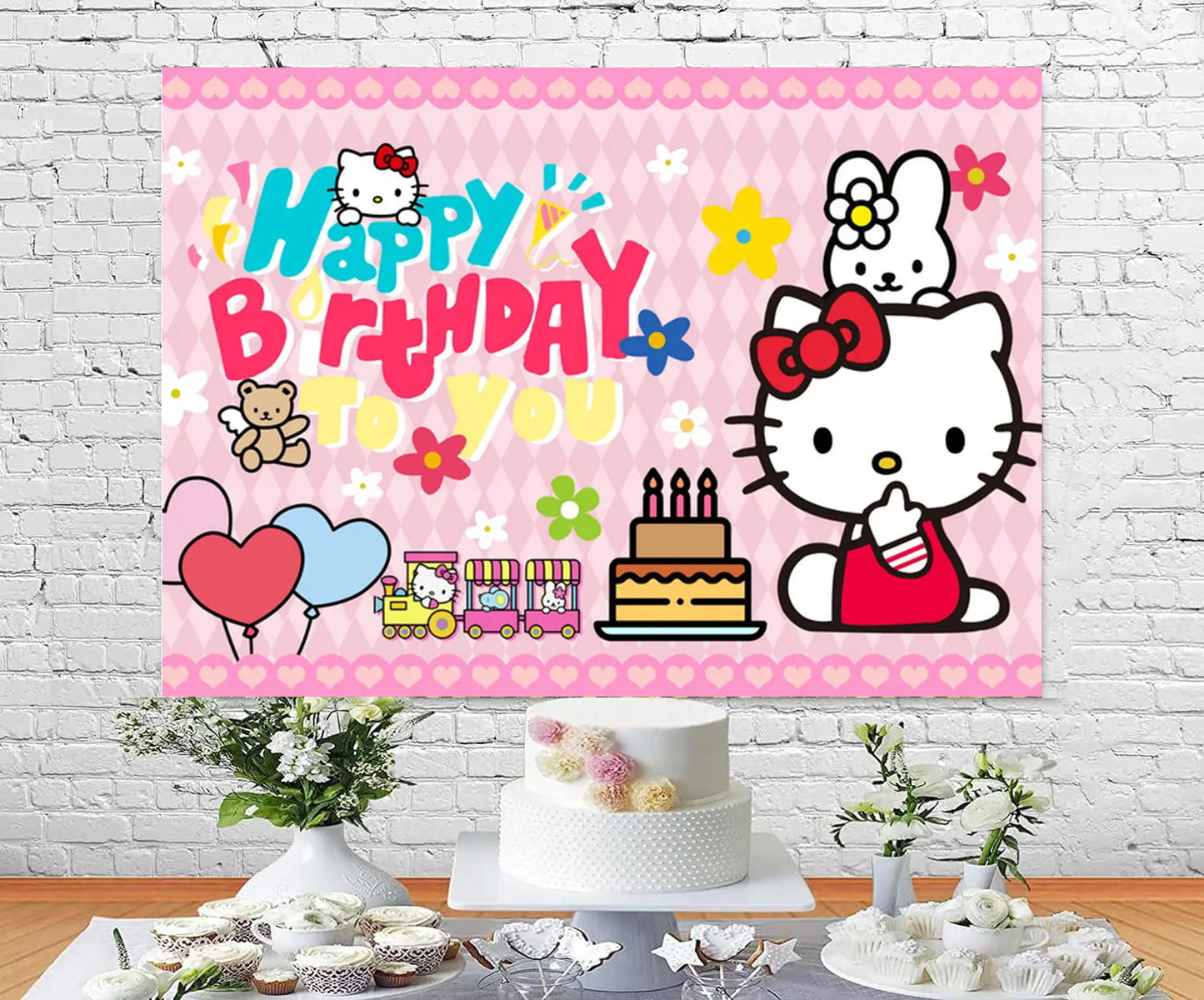 Title: MINISO Plush Animal Collection | Hello Kitty Adorable Party Favors | Kids Birthday Gifts/Photo Backdrop for Parties