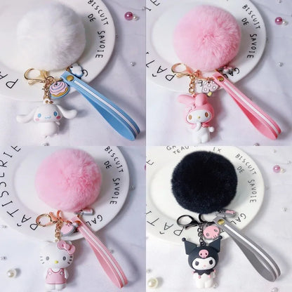 Sanrio Hello Kitty Keychain - Cute Melody & Friends Pendant