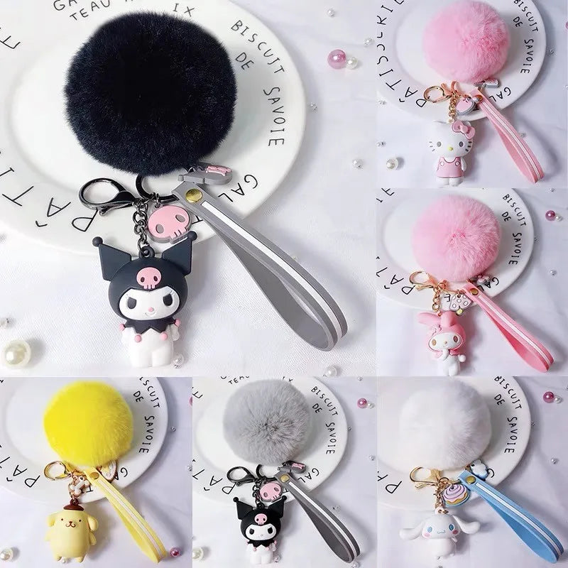 Sanrio Hello Kitty Keychain - Cute Melody & Friends Pendant