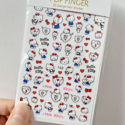 Cute Hello Kitty 3D Nail Stickers